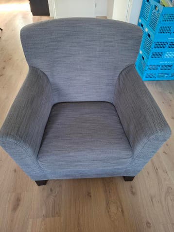 Comfortabele fauteuil - grijs