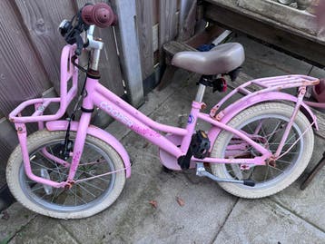 Roze kinderfiets 16 inch