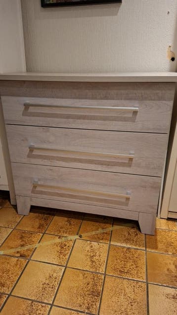 Ladekast van een commode