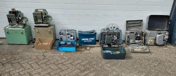 16 mm filmprojectoren voor reparatie of onderdelen