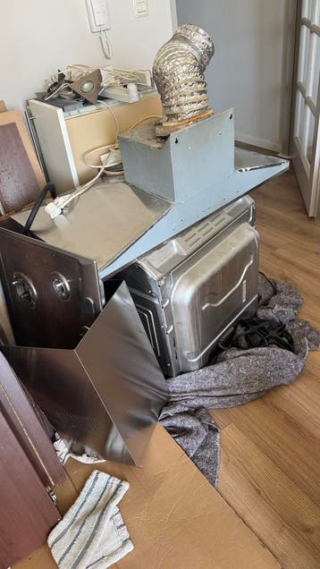 Oud ijzer - keuken apparatuur