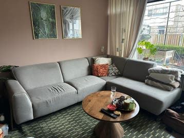 Bankstel hoek rechts halen voor 2 kisten bier