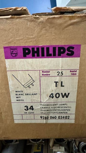 25 Philips TL lampen 40W