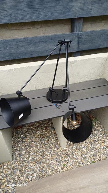 GRATIS :Schaarlampen met 2 armen - 2 sets beschikbaar