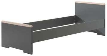 Antraciet bed 90x200