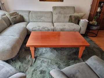 Massief kersen salontafel - 130 x 70 cm