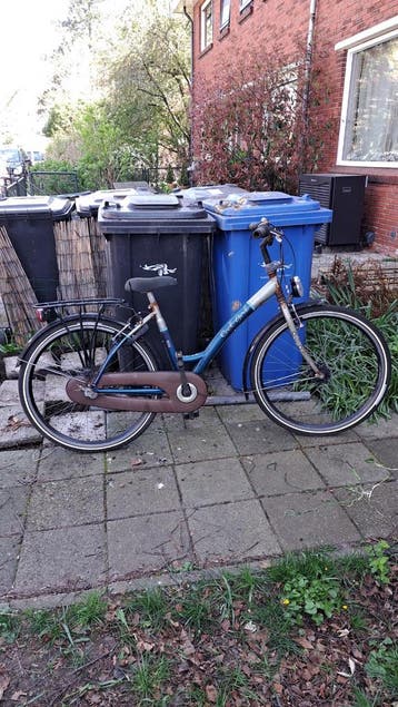 Oude kinderfiets, goede banden