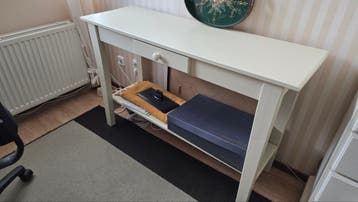 Sidetable met lade - 119x39x75 cm