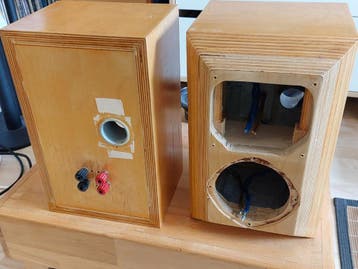 Paar monitor speaker kasten voor hobbyist / zelfbouwer