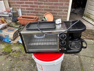 mini oven incl. filter koffie