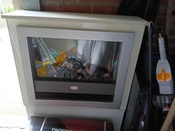 Elektrische haard met verwarming