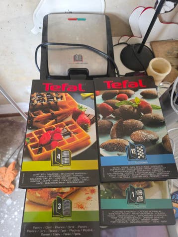 Tefal Snack Collection: Wafel-, Poffertjes- & Tosti-ijzer