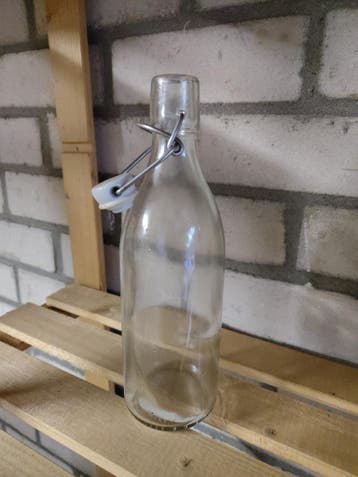 3 glazen Fles met Beugelsluiting