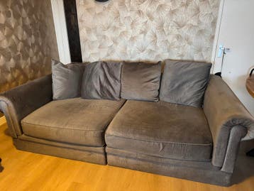 Gratis grijze bank loungebank