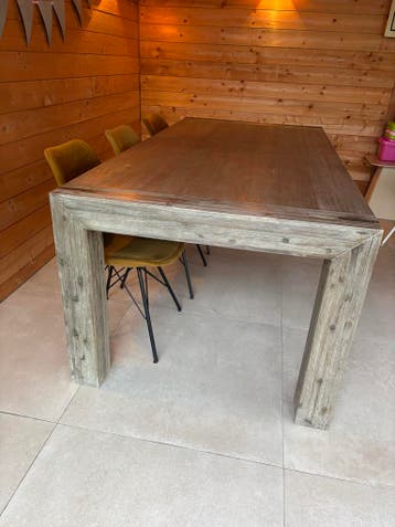 houten eettafel 6 personen