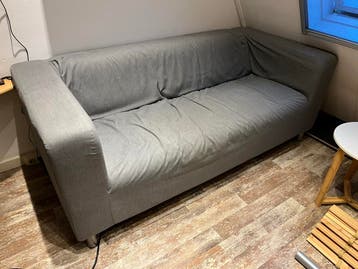 Ikea tweezitter bank grijs 175x85