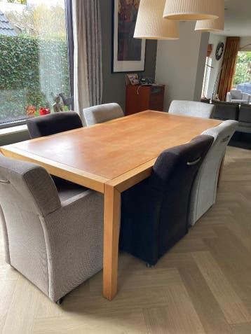 Eettafel met 6 Stoelen