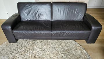 Lederen 3-zits bank