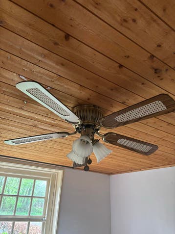 Plafondventilator met lamp - GRATIS ophalen