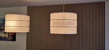 Set van 2 moderne hanglampen - perfect voor eetkamer