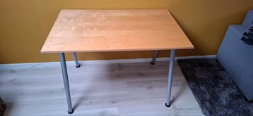 Ikea Galant bureau eikenkleur, in hoogte verstelbaar