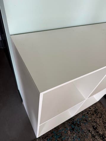 Witte vakjes kast 90x40