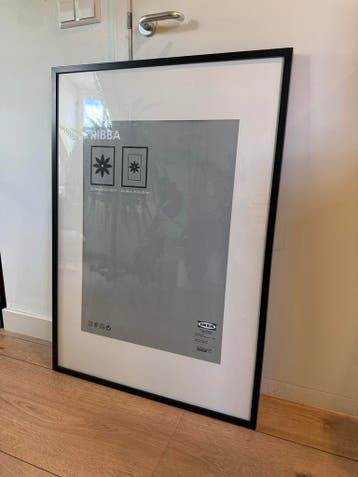 IKEA RIBBA Lijst 70x100 cm met passe partout