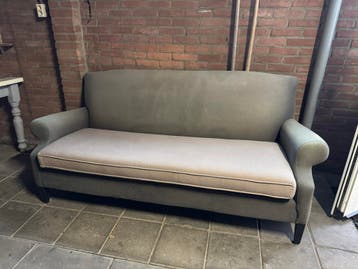 Comfortabele 2-zitsbank - Grijs/Beige