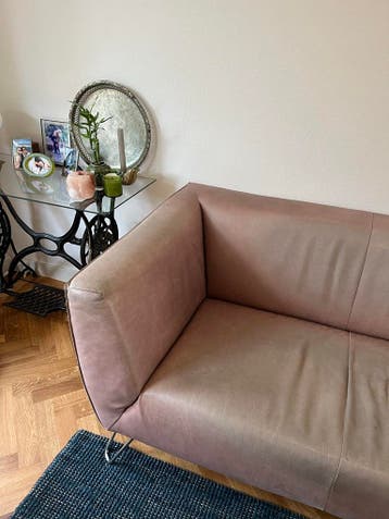 Mooie lederen 2,5 zits bank