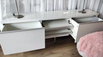 Dressoir kast wit 180x40