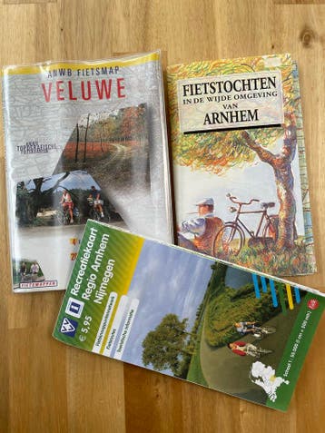 Fietsgidsen en kaarten: Veluwe, Arnhem, Nijmegen