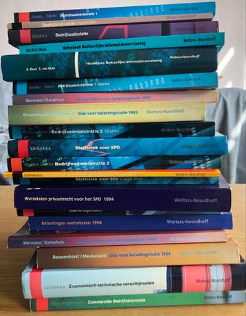 Diverse SPD studieboeken 1993/1994