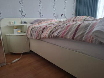 twee persoons bed compleet 180 x 200 cm in prima staat