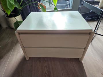 Houten ladenkastje 2 laden