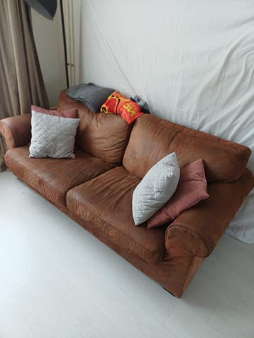 Comfortabele 2-persoonsbank - Zonder sierkussens