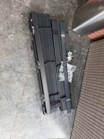 4 Houten jaloezieën 120x210 cm, evt. 4 andere maten