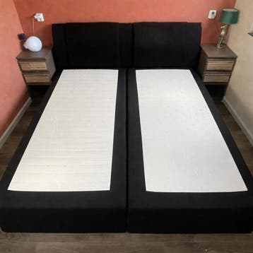 Boxspring zwart 180x200