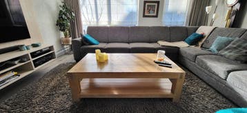 Blank eiken salontafel