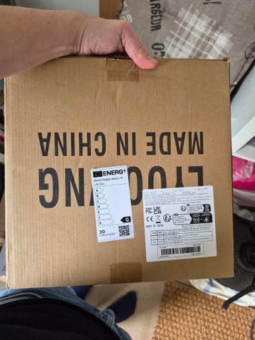 ISAR Plafonnière en donker houten plafonnière