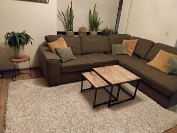 Hoekbank met chaise longue