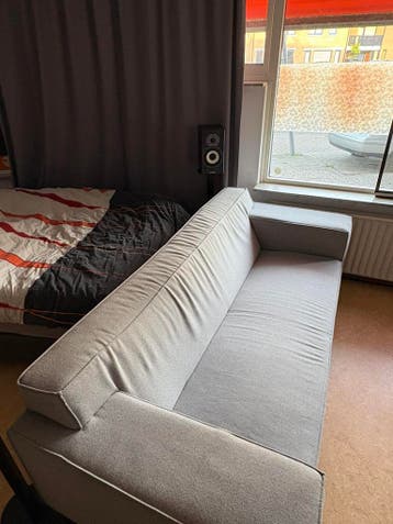 Licht grijze 2,5 zits bank