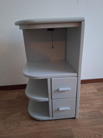 Nachtkastje MDF grijs