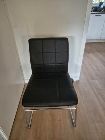 Eetkamerstoelen Jysk Hammel zwart 4x