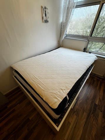 IKEA Bed with 2 Mattresses (free, pickup)