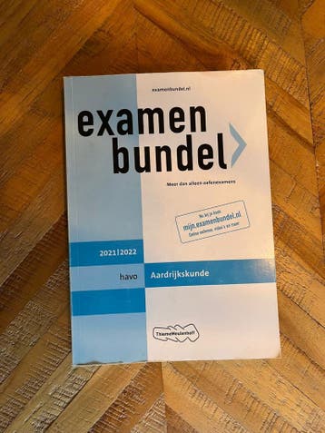 Gratis: examenbundel havo Aardrijkskunde 2021/2022