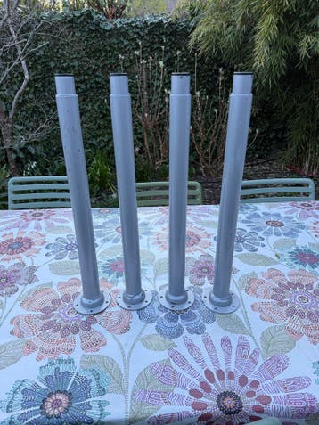 4 verstelbare tafelpoten