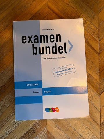 Gratis: examenbundel havo Engels 2023/2024