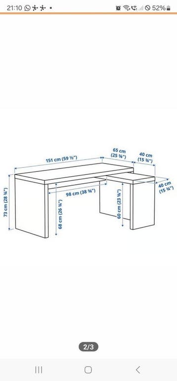 IKEA Malm bureau - Gratis afhalen