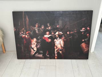 Canvas wanddecoratie Rembrandt zie informatie