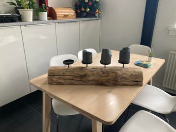 Kaas spul met houten onder stuk GRATIS